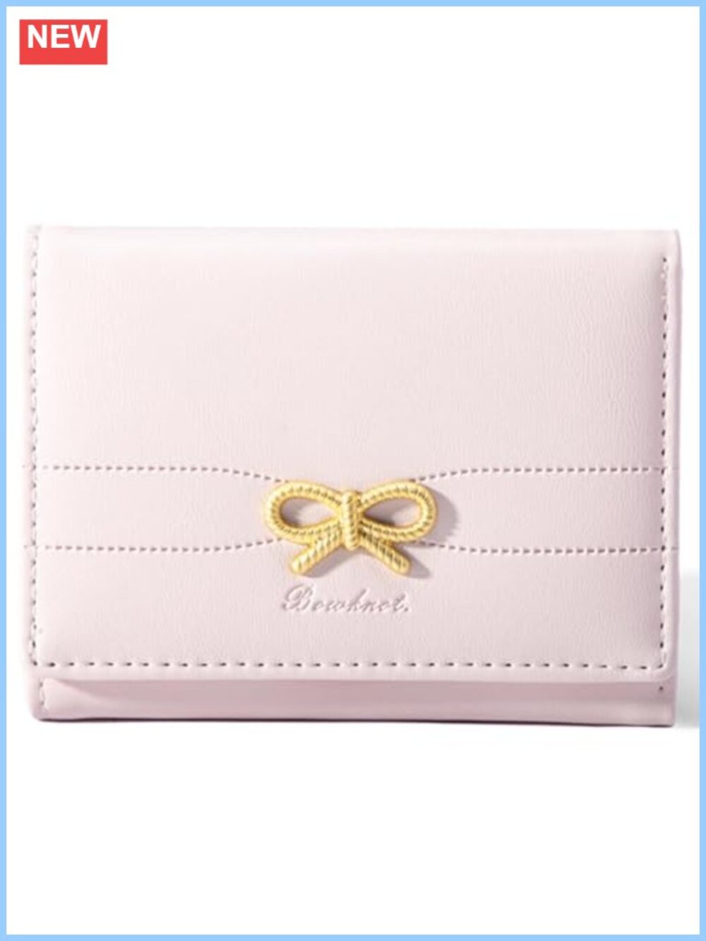 Small Leather Wallet with ID Window and RFID Protection